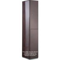 Used 2 Door Grey/Brown Executive Locker 1800x380x380mm