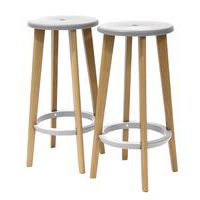 Woody tall stool - Set of 2 - Meet By Paperflow