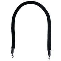 Velvet Rope For Belt Barrier Posts, Use: Tertiary, Colour: Black, Length: 2000 mm, Rope Ø: 38 mm