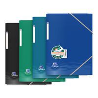 Oxford Oceanis A4 folder with elastic strap, assorted - Oxford