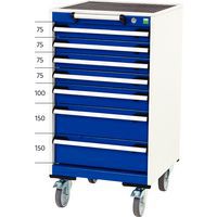 Cubio mobile drawer cabinet - Width 52.5 cm