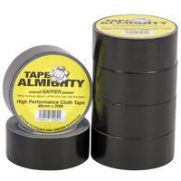 Black Waterproof Cloth Tape for Secure Fastening and Protection