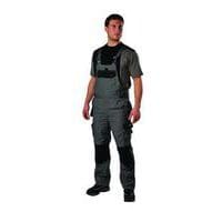 Work Dungarees with Preformed Knees for Industrial Safety and Comfort