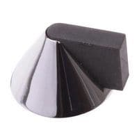 Designer Conical Door Stop - 40 x 32mm - Polished Chrome - Stylish