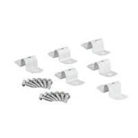 elfa Double-Sided Shelf Joiners - White - 6-Pack - Storage Accessory