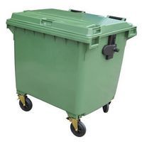 Large Four Wheel Wheelie Bin - 1100L for Waste Management