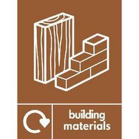 Building Materials Sign for Construction and Industrial Use