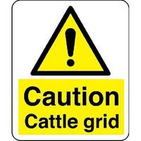 Caution Cattle Grid - Sign