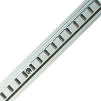 Raised Bookcase Strip - 1829 x 24mm - Bright Zinc Plated - Secure