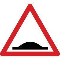 Humps - Class 2 Sign for Traffic Control and Safety