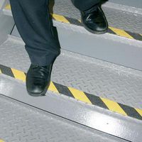 Anti-slip tape on stairs