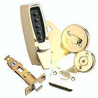 Unican Light Duty Mechanical Codelock - Polished Brass - Secure