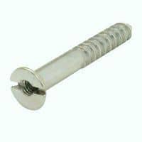 Steel Mirror Screw - 8 x 2 inches - Pack of 10