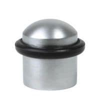 Designer Floor Door Stop - 30 x 37mm - Satin Chrome