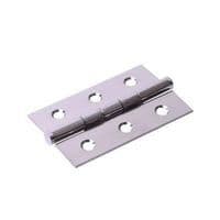 Pressed Hinge - 64 x 40 x 1mm - Polished Stainless Steel