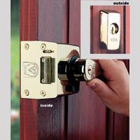 ERA BS3621:2004 Double Locking Nightlatch - 60mm Backset - Brass Effect