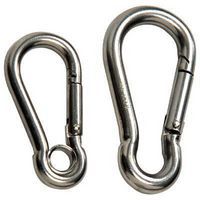 Stainless Steel Carabiner Hooks for Secure Fastening and Lifting