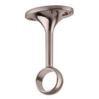 Centre Hanging Bracket - 25mm - Matt Nickel for Fastening & Support