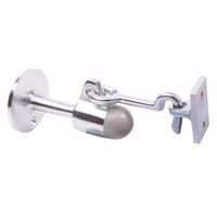 Horizontal Door Stop/Holder - 91mm - Satin Chrome