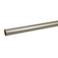 25mm Round Steel Tube - 914mm Length - Brushed Nickel