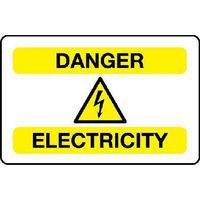 Danger Electricity Sign for Industrial Safety and Warnings