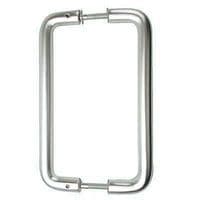 Altro 20mm Back to Back Fix Pull Handle - 225mm Centres - Satin Aluminium