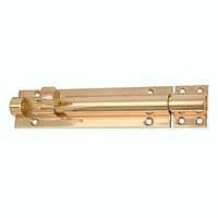 Straight Barrel Bolt - 150 x 40mm - Polished Brass - Hardware