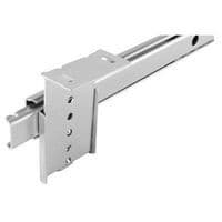 Keyboard Slide Adjustable Height Brackets - Zinc 350mm - Ergonomic