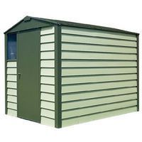 117T105 - 2 tone green, single door shed