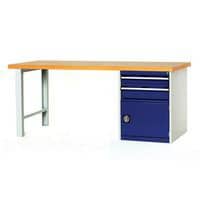 Bott Cubio Workbench with 2 Drawers & Cupboard Unit - Industrial Use