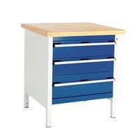 Bott Cubio Heavy Duty Workbench With 3 Drawers