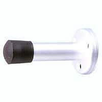 Contract Projection Door Stop - 85mm - Satin Aluminium