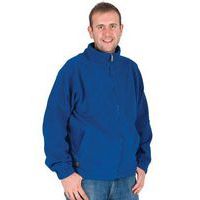 Polo Neck Zipped Fleece Blue