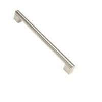 14mm Bar Cabinet Handle - 409mm Centres - Brushed Nickel