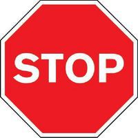 Stop Class 2 Sign for Traffic Control and Safety