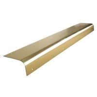 Altro Round Nose Door Step - 825mm - Polished Brass