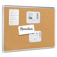 Cork Notice Boards - Concealed PVC Corners - Manutan Expert