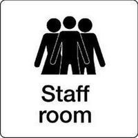 Staff Room Sign for Workplace Navigation and Organization