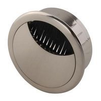 ION Mirror Effect Round Cable Tidy - 60mm - Brushed Nickel