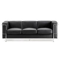 3 seater leather sofa for reception areas