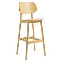 Yosemite Bar Stool - Solid Wooden Counter Height Chair - Stylish