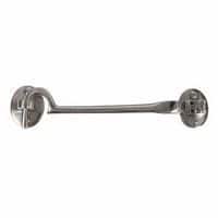 Heavy Silent Cabin Hook & Eye - 200mm - Durable Polished Chrome