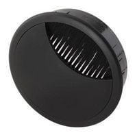 ION Round Cable Tidy - 80mm - Black - Pack of 10