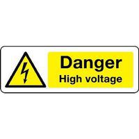 Danger High Voltage Sign for Industrial Safety and Warnings