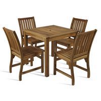 Hardy Dining Set - Stylish Wooden Table and Chairs for Home - Comfort