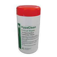 Antibacterial Clinical Wipes - Skin Safe - Tub of 150 - HypaClean