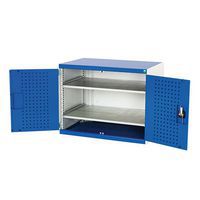 Bott Cubio Heavy Duty Cabinet With 2 Perfo Storage Doors WxD 1050x650mm