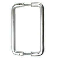 Altro 20mm Back to Back Fix Pull Handle - 425mm Centres - Satin Aluminium