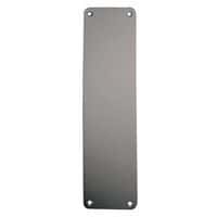 Altro Plain Finger Plate - 300 x 75 x 3mm - Satin Aluminium