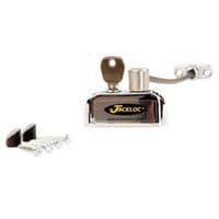 Jackloc Cable Window Restrictor - Chrome for Fastening & Safety